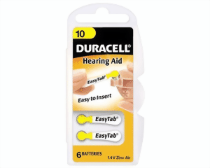 Bild von Duracell Hearing Aid 10 1,4V Zinc Air 6er-Blister