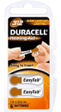 Bild von Duracell Hearing Aid 312 1,4V Zinc Air 6er-Blister