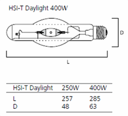 Bild von HSI-T 400W/Daylight E40