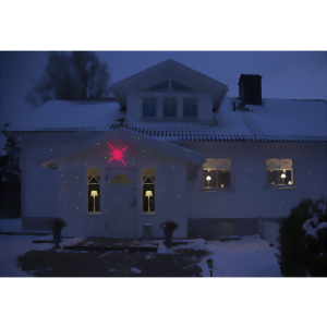 Bild von Laserprojektor outdoor mit rotem & grünem Laser