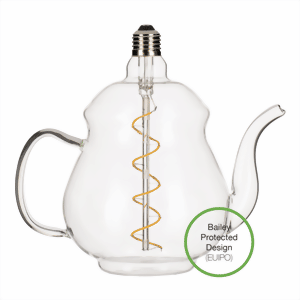 Bild von LED Teapot Earl klar 4W 2200K E27