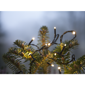 Bild von LED Mini-Lichterketten warmweiss 90-teilig schwarz