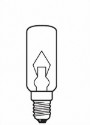 Bild von Röhrenlampen klar 230V 25W E14