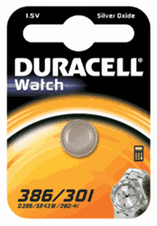 Bild von Duracell Watch 386/301 1,5V Silver Oxyd