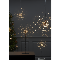 Bild von Firework zum Aufhängen schwarz 50cm