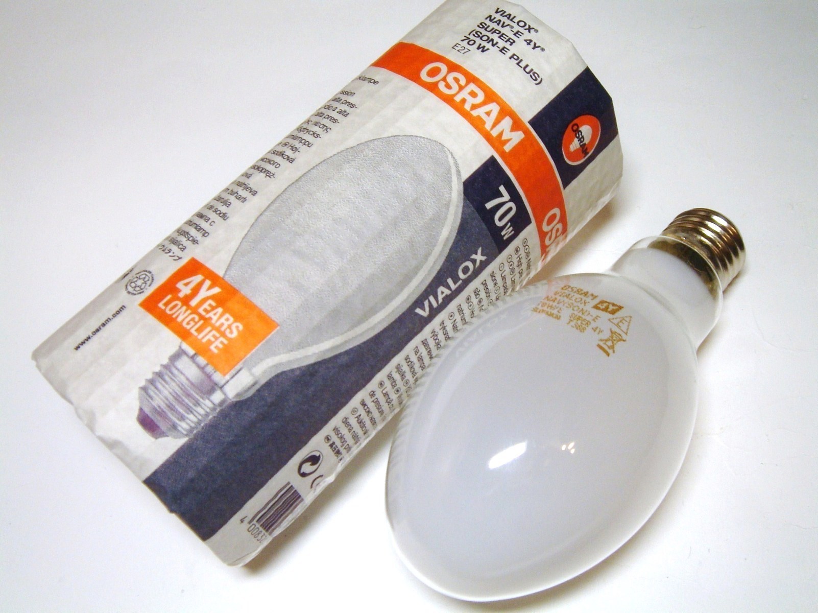 Bild von Natrium-Metalldampflampen 4Y NAV-E 70W/E E27 