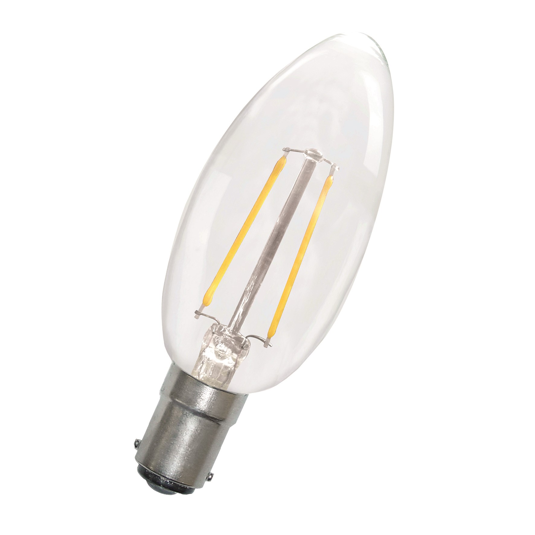 Bild von Kerzen LED C35 klar 240V 1.8=20W/2700K B15d