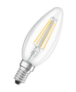 Bild von Kerzen LED C35 klar 240V 3=40W/827 E14