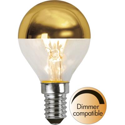 Bild von Kopfspiegel Tropfen LED gold P45 240V 3.5=25W/2700K E14 dim