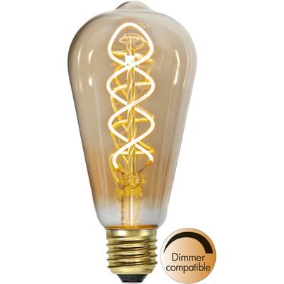 Bild von Gold amber Spiral ST64 230V 3.5W 2100K E27