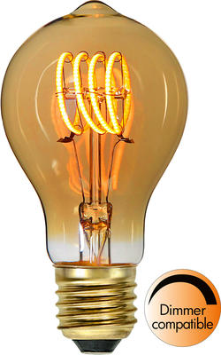 Bild von Gold amber Spiral Standard 230V 2.5W 2000K E27