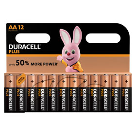 Bild von Duracell plus LR6 MN1500 AA 1,5V 12-er Blister