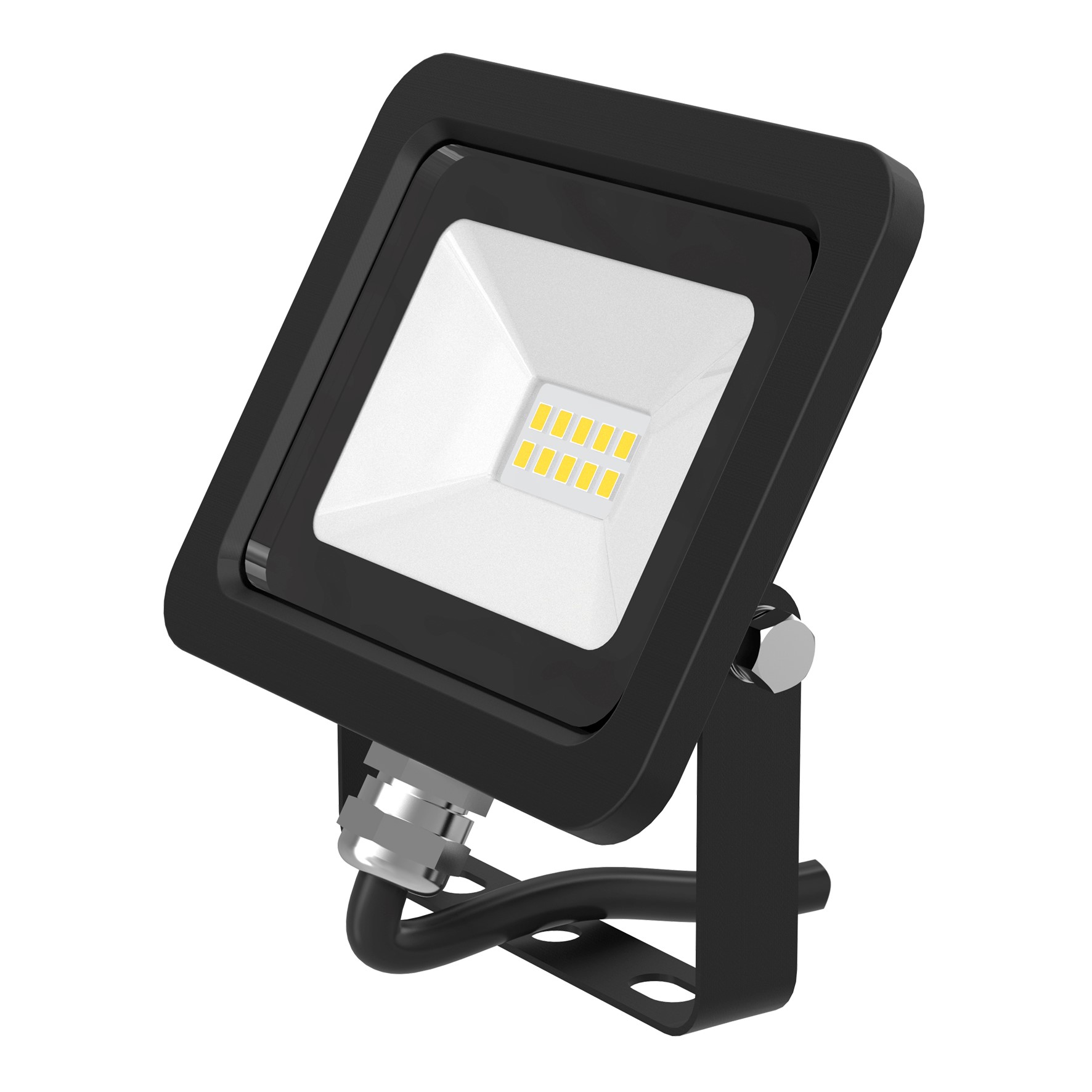 Bild von LED Floodlight Slim 2 10W/3000K black IP65