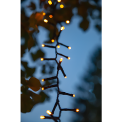 Bild von LED Mini-Lichterketten Golden warmwhite 180-teilig schwarz