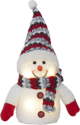 Bild von Joylight Schneemann 25cm rot 