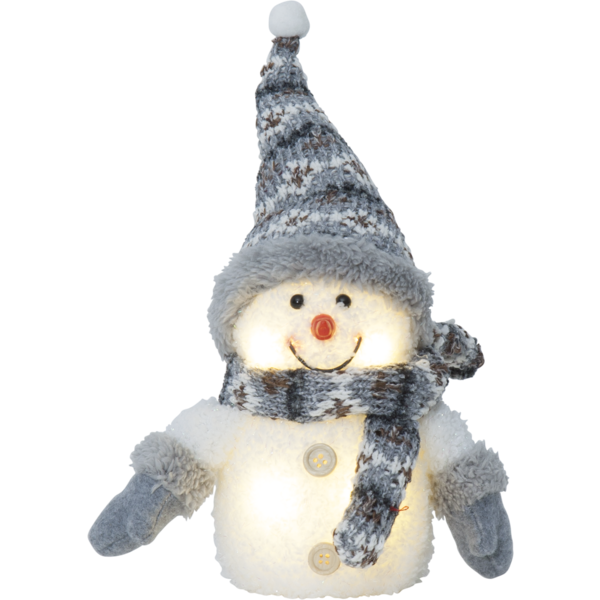 Bild von Joylight Schneemann 25cm grau