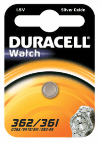 Bild von Duracell Watch 362/361 1,5V Silver Oxyd