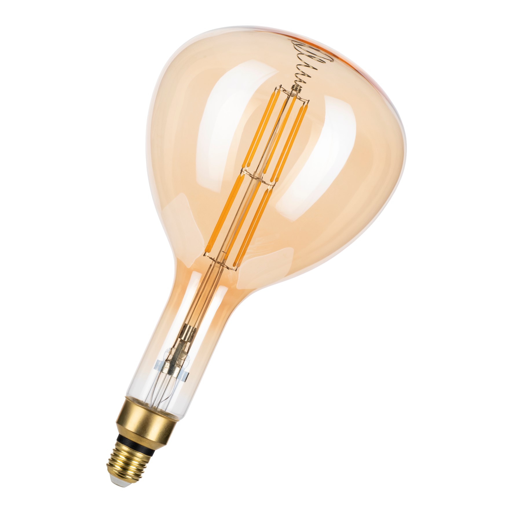 Bild von Big Leo R180 240V 8.5W/2500K Gold E27 DIM Filament